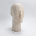 2019 New arrival natural wood head mannequin, true wood mannequin, solid wood mannequin.